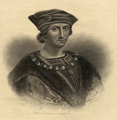 Charles VIII King of France by French School